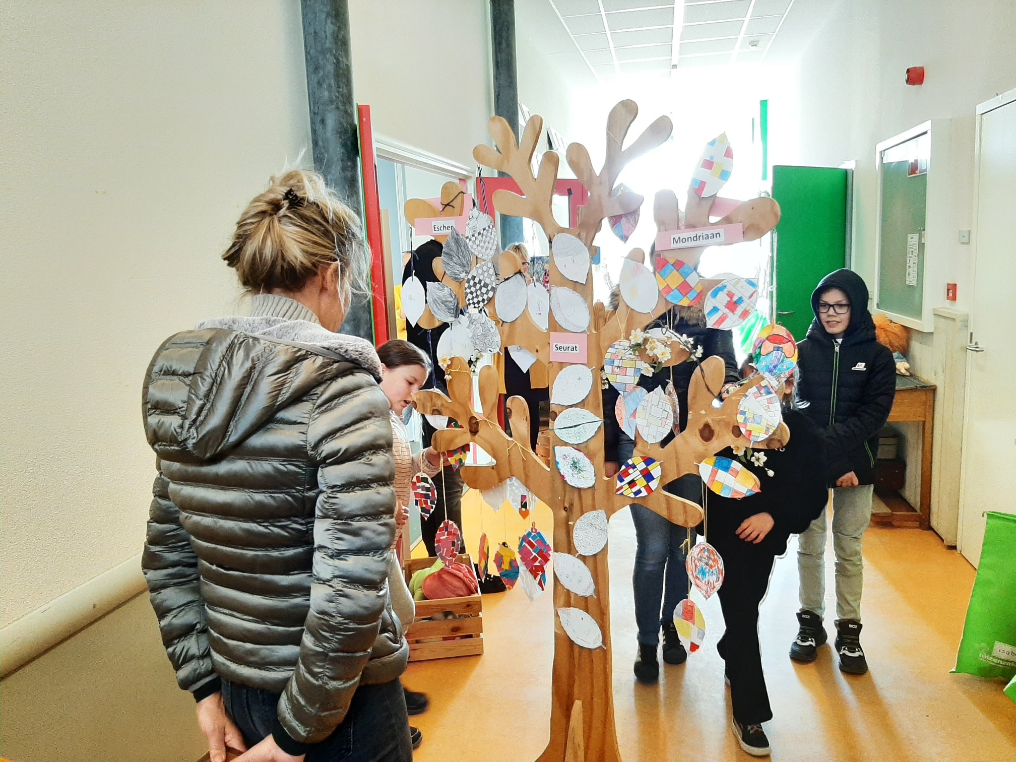 Afsluiting kinderkunstweek met een tentoonstelling op de Linden